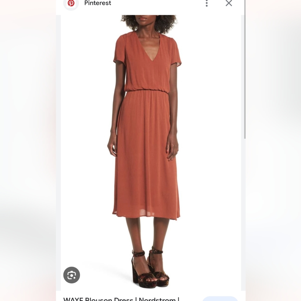 WAYF Blouson dress